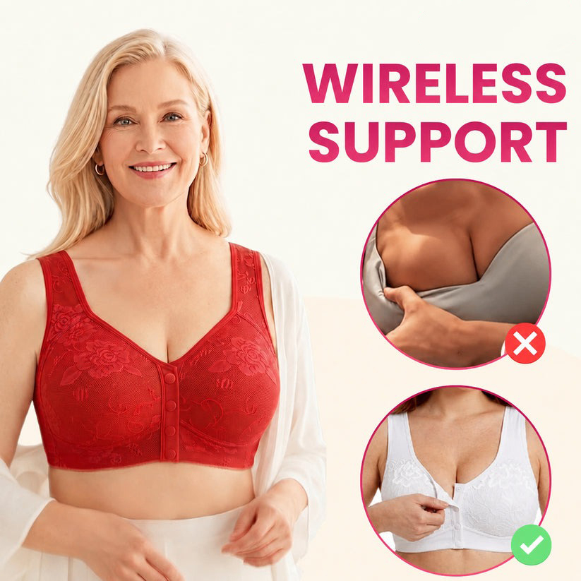 Pay 1 Get 3 - Front Closure Breathable Cotton Lifting Bra