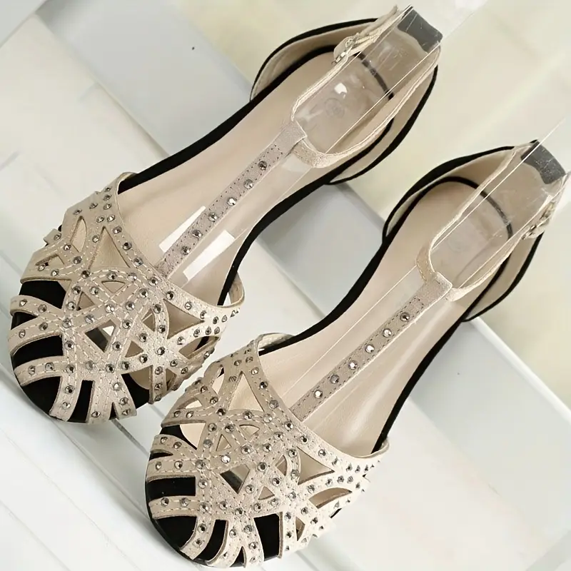[Copy]🔥Last Day Promotion 50% OFF - Women's Rhinestone Butterfly Decor Flat Sandals