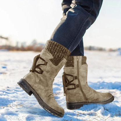 🔥Clearance Sale 60% OFF - Women's Winter Warm Back Lace Up Snow Boots