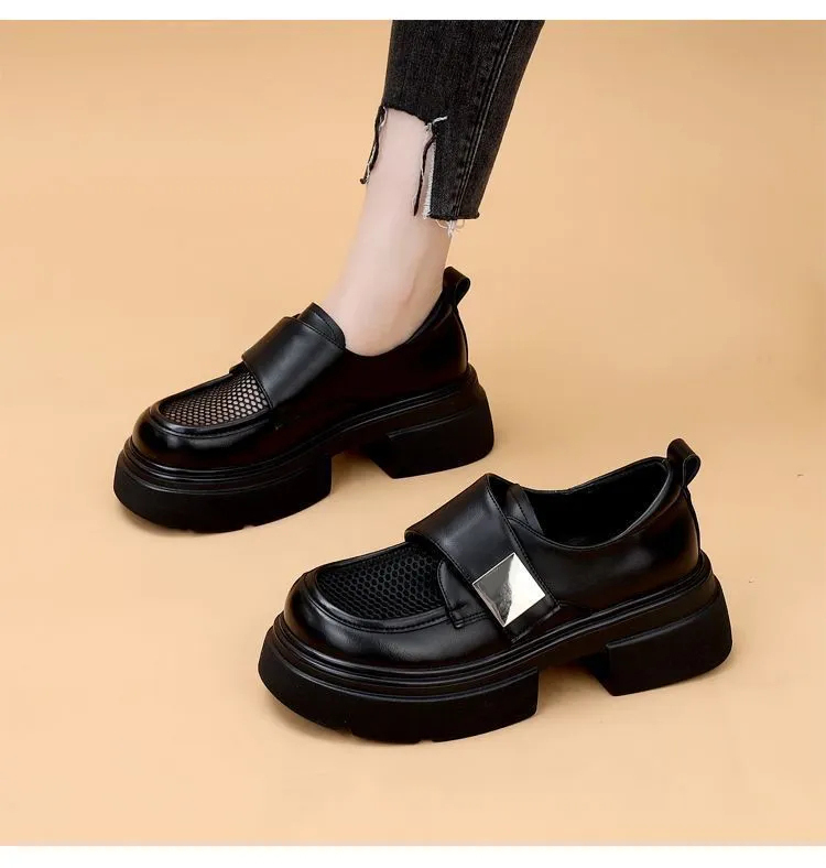 [Comfortable Wedge] Women's Velcro thick sole Heeled Sandals