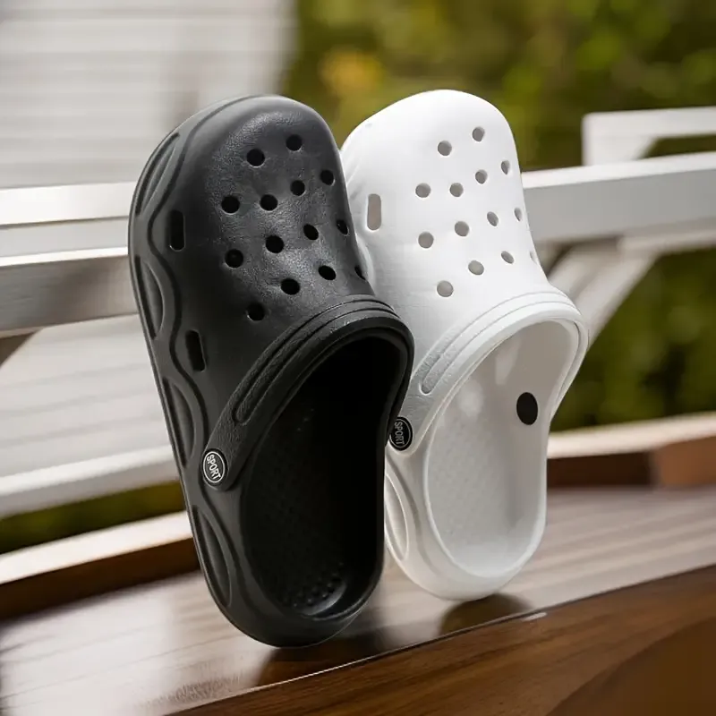 Indoor & Outdoor Solid Color Lightweight Anti-Slip EVA Slide Shoe