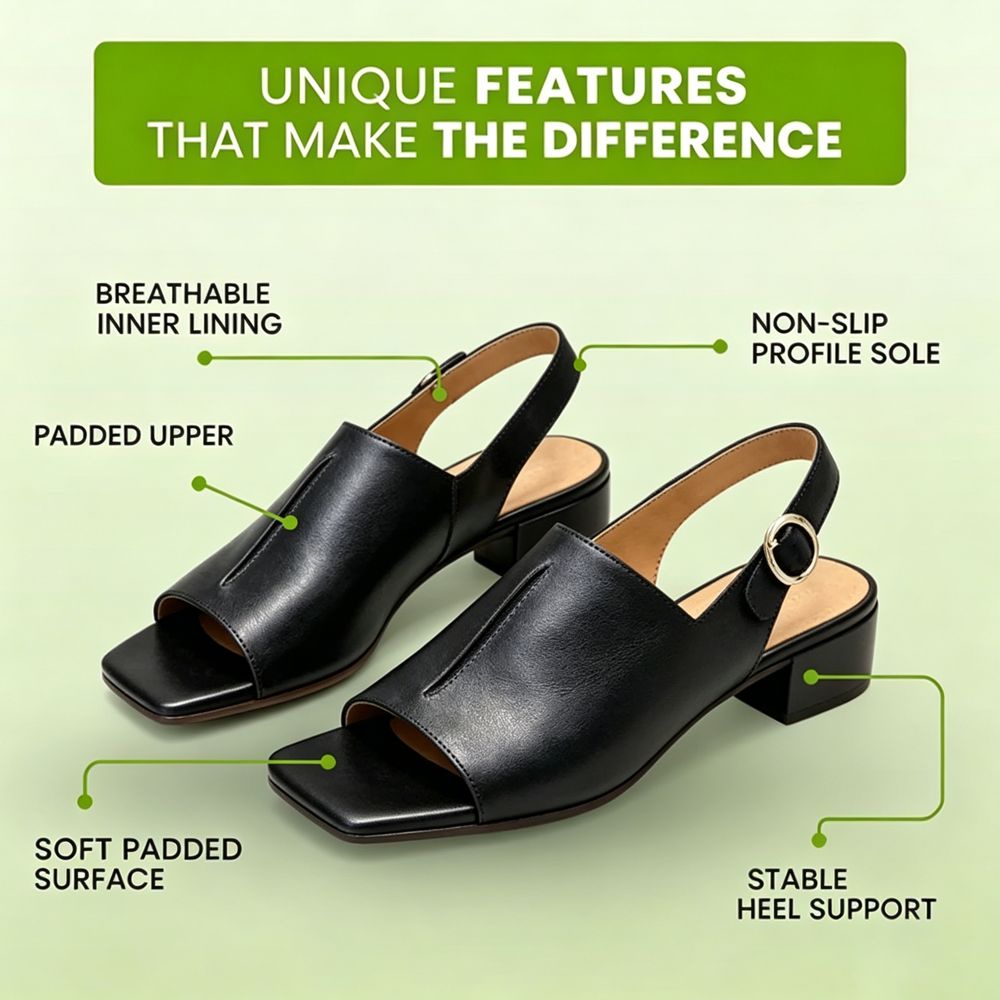 Orthopedic Leather Sandals