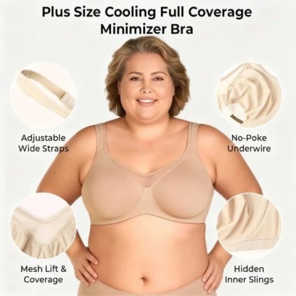 Pay 1 Get 3 - Elegant Sheer Full Coverage Minimizer Bra