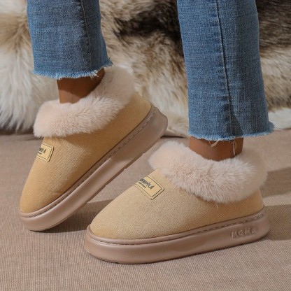 [ Warm Stylish Shoes ] Warm Stylish Plush-Trimmed Shoes  ( BUY 2 FREE SHIPPING )