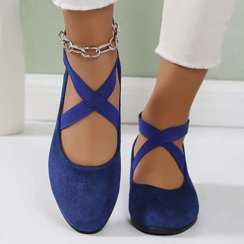 Women's Crisscross Strap Wedge Shoes