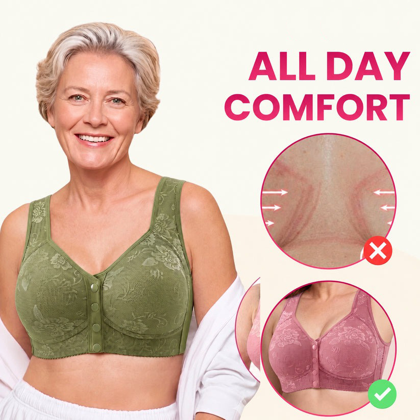 Pay 1 Get 3 - Front Closure Breathable Cotton Lifting Bra