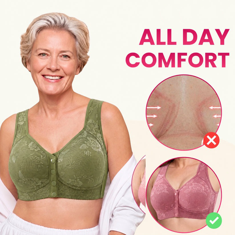 Pay 1 Get 3 - Front Closure Breathable Cotton Lifting Bra