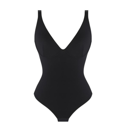 Pay 1 Get 2 - Women V-Neck Bodysuit Thong Shapewear