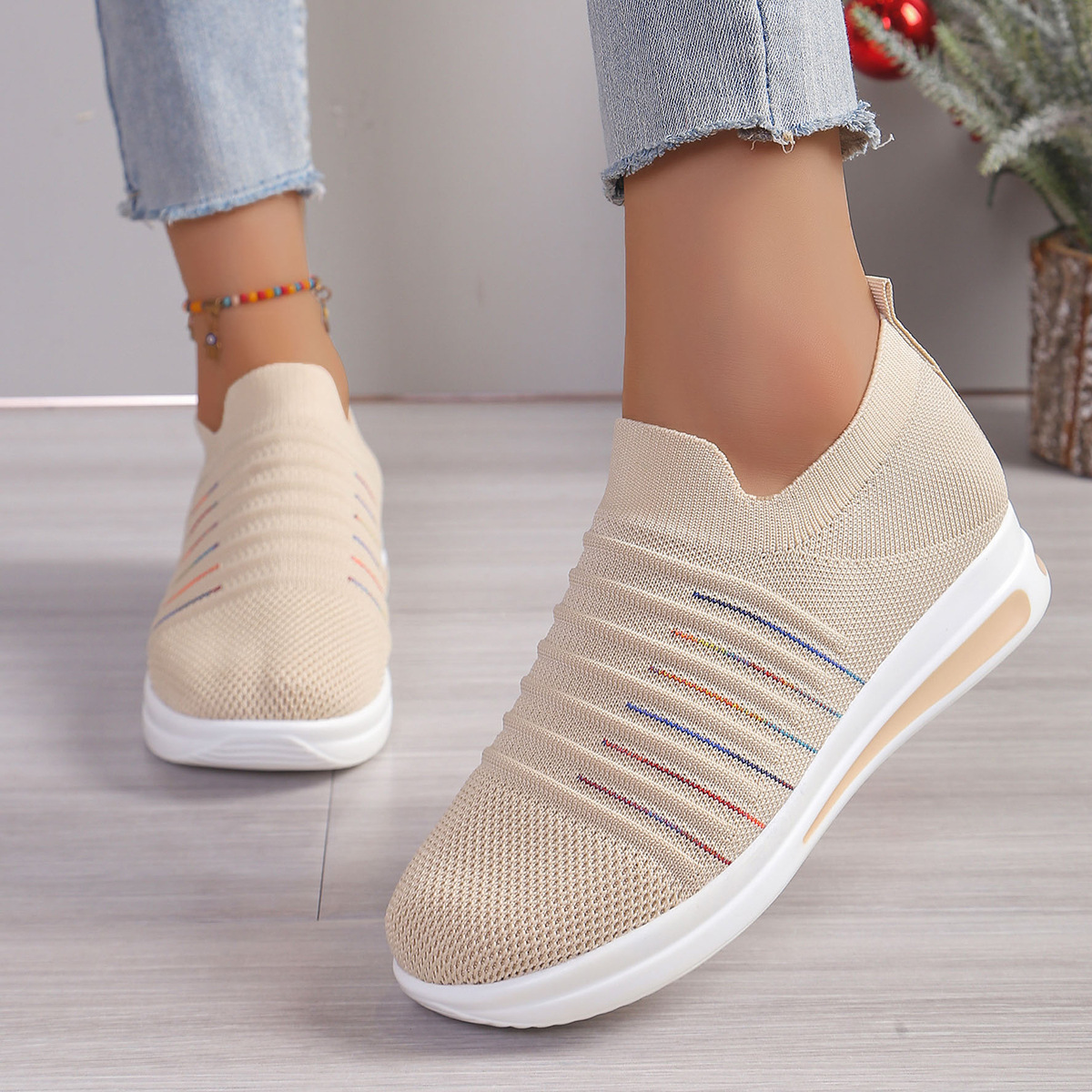 🔥Last Day 60% OFF - Women's Comfortable Support Wedge Sneakers