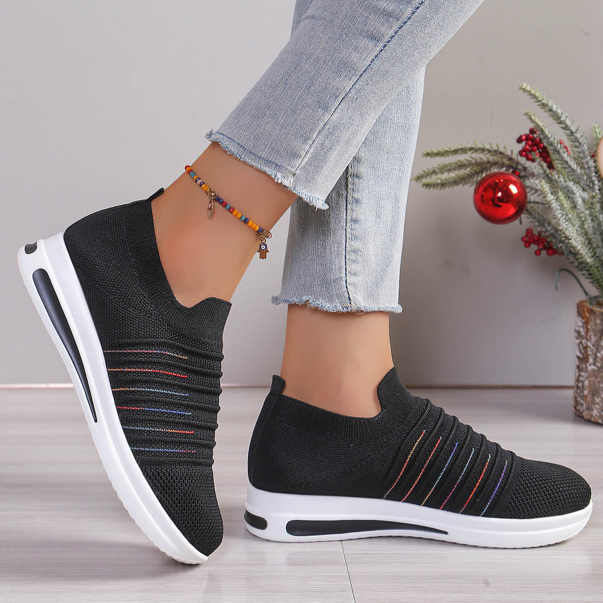 🔥Last Day 60% OFF - Women's Comfortable Support Wedge Sneakers