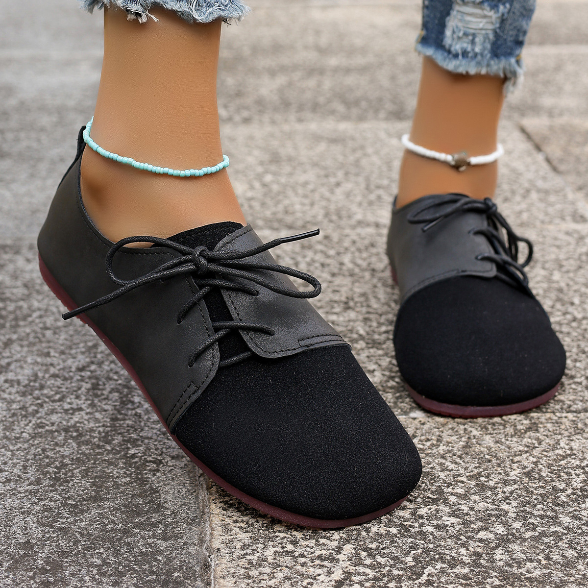 🔥Last Day 60% OFF - Retro Style Flat Casual Versatile Women's Leather Shoes