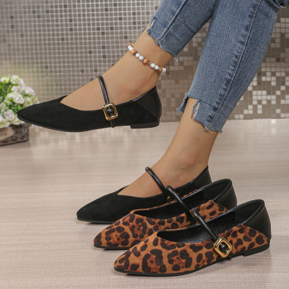 🔥Last Day 60% OFF - Women's Comfortable Leopard Mary Jane Shoes
