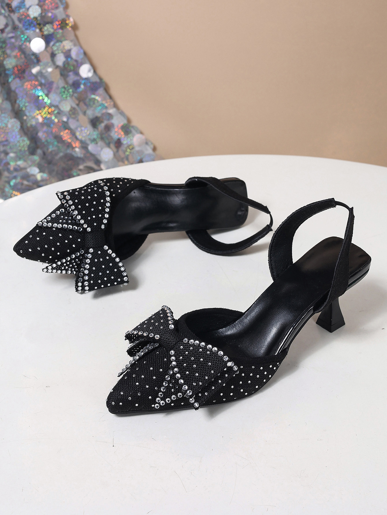 🔥Early Christmas Sale 70% OFF - Women's Elegant Rhinestone High Heels