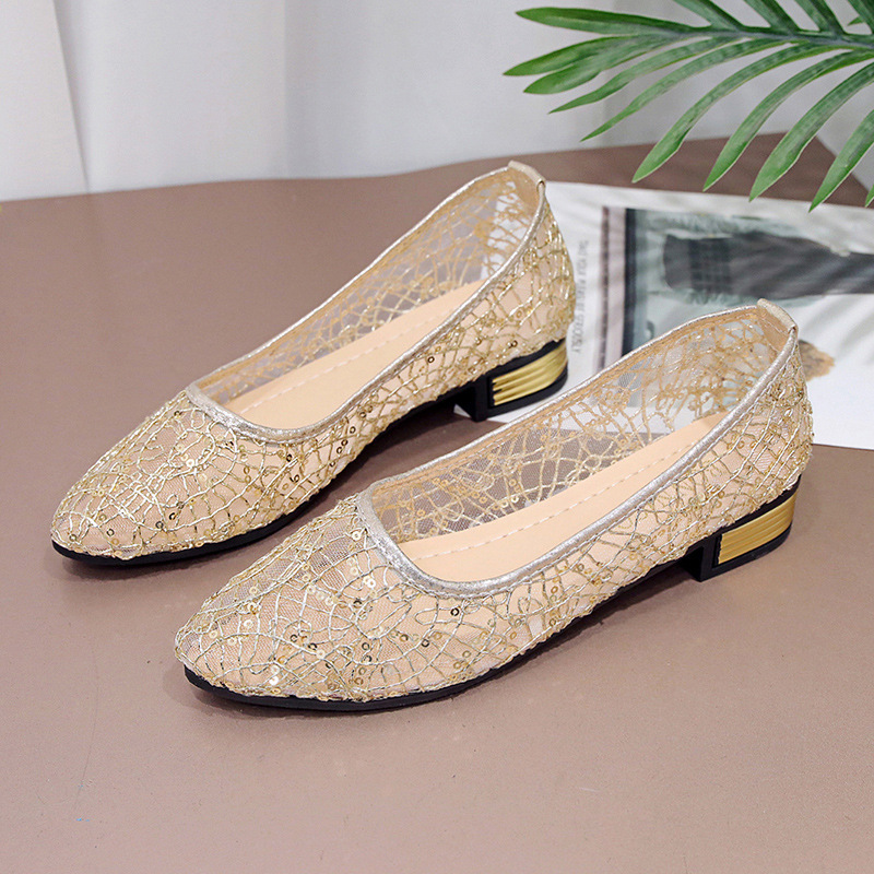 🔥Last Day 70% OFF - Women's Hollow Mesh Fashionable Casual Flat-soled Loafers