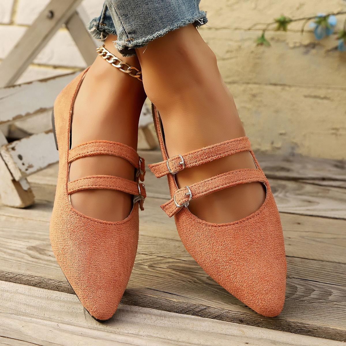 🔥Last Day 60% OFF - Women's Comfortable Leopard Mary Jane Leather Shoes