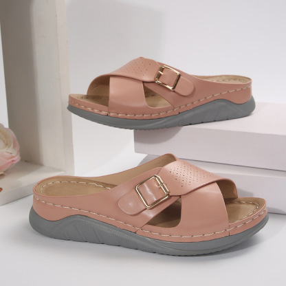 🔥Last Day 60% OFF - leather comfortable slippers