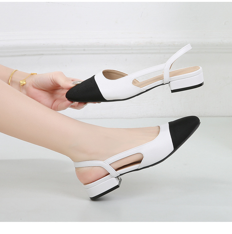 🔥Last Day 60% OFF - Women's Mid-heel/High-heeled Open-toe Color-blocked Sandals