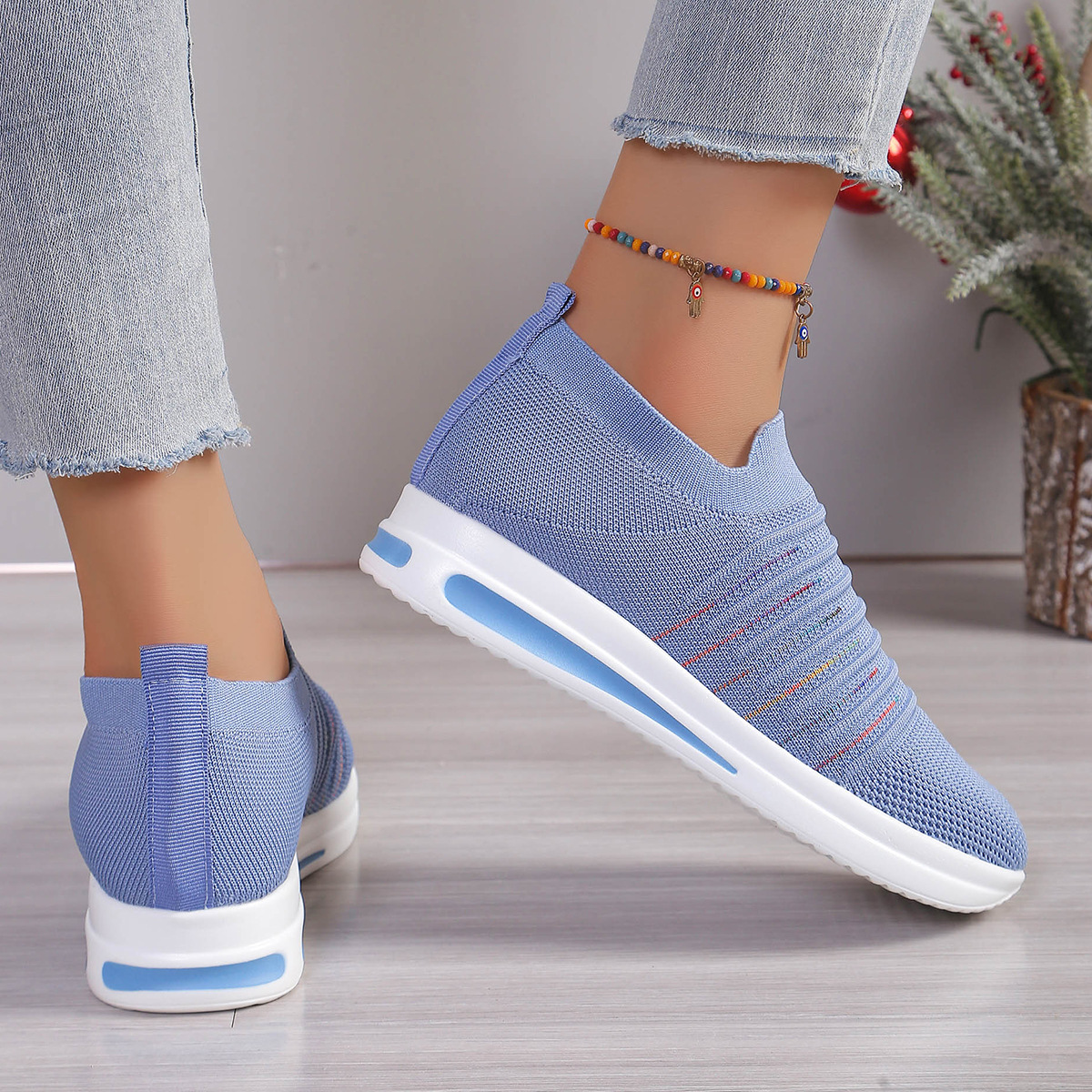 🔥Last Day 60% OFF - Women's Comfortable Support Wedge Sneakers