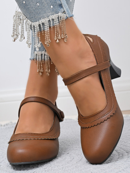 🔥Last Day 60% OFF - women's chunky heel Mary Jane shoes