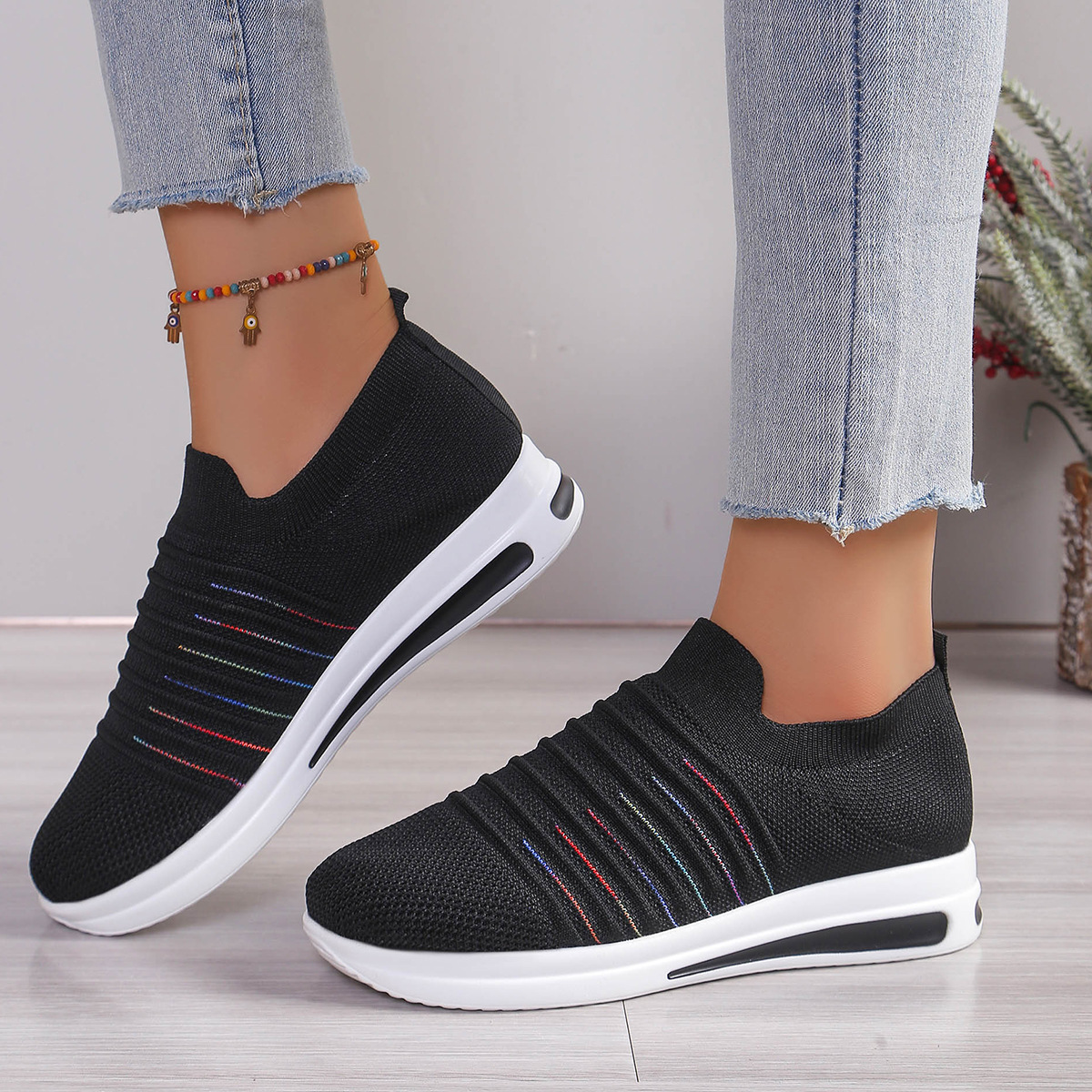 🔥Last Day 60% OFF - Women's Comfortable Support Wedge Sneakers