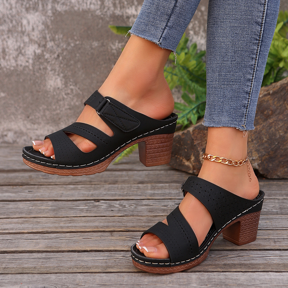 🔥Last Day 60% OFF - Orthopedic Heel Sandals ( BUY 2 FREE SHIPPING )