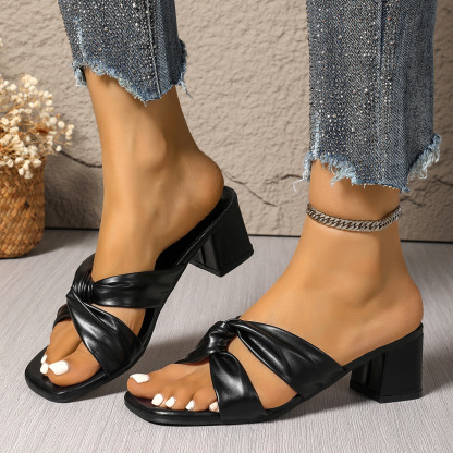 🔥Last Day 70% OFF - Women's Simple Cross-strap Sandals