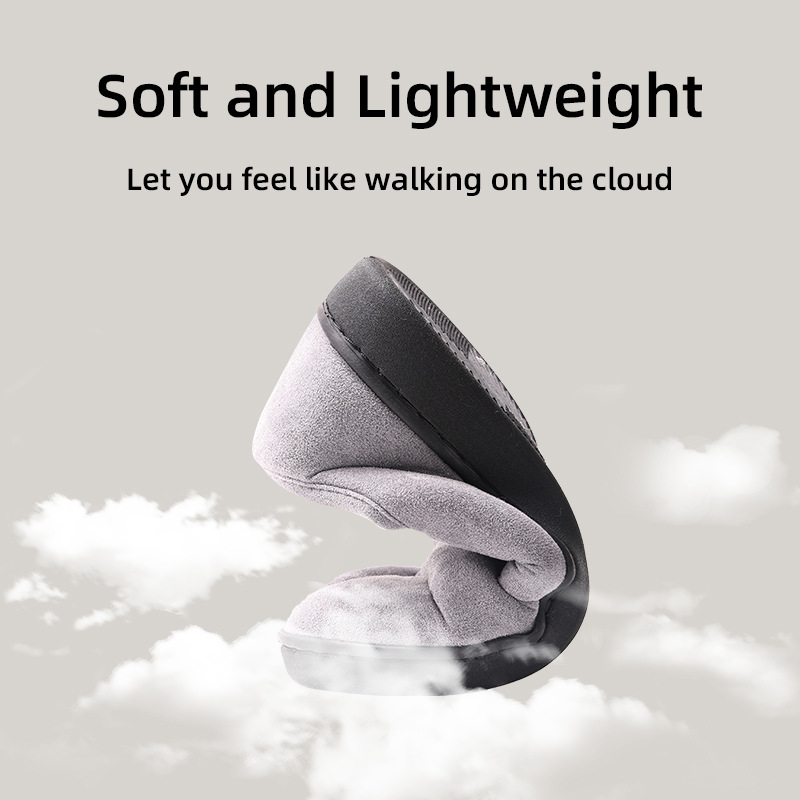 Thickened Velvet Velcro Soft Sole Comfortable Short Boots