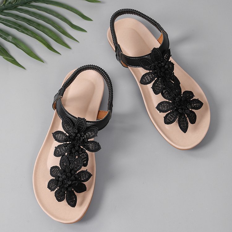🔥Last Day 60% OFF - Bohemian floral flat sandals
