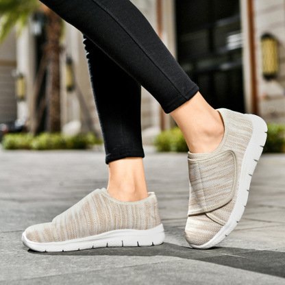 Women's Mesh Lightweight Breathable Velcro Casual Shoes ( BUY 2 FREE SHIPPING )