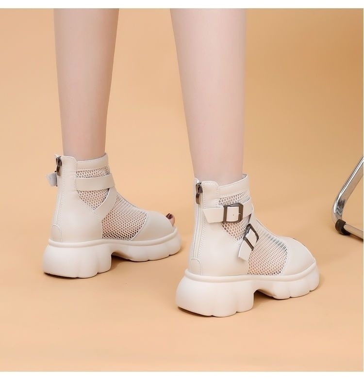 🔥Last Day 60% OFF - Women's Soft Leather High Heel Ankle Sandals