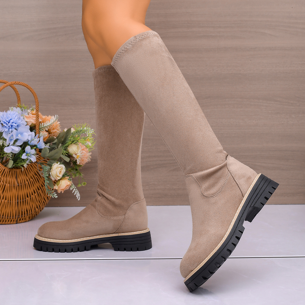 Women's Chunky Platform Comfortable Support Boots