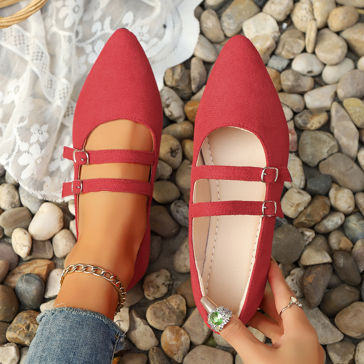 🔥Last Day 60% OFF - Women's Comfortable Leopard Mary Jane Leather Shoes