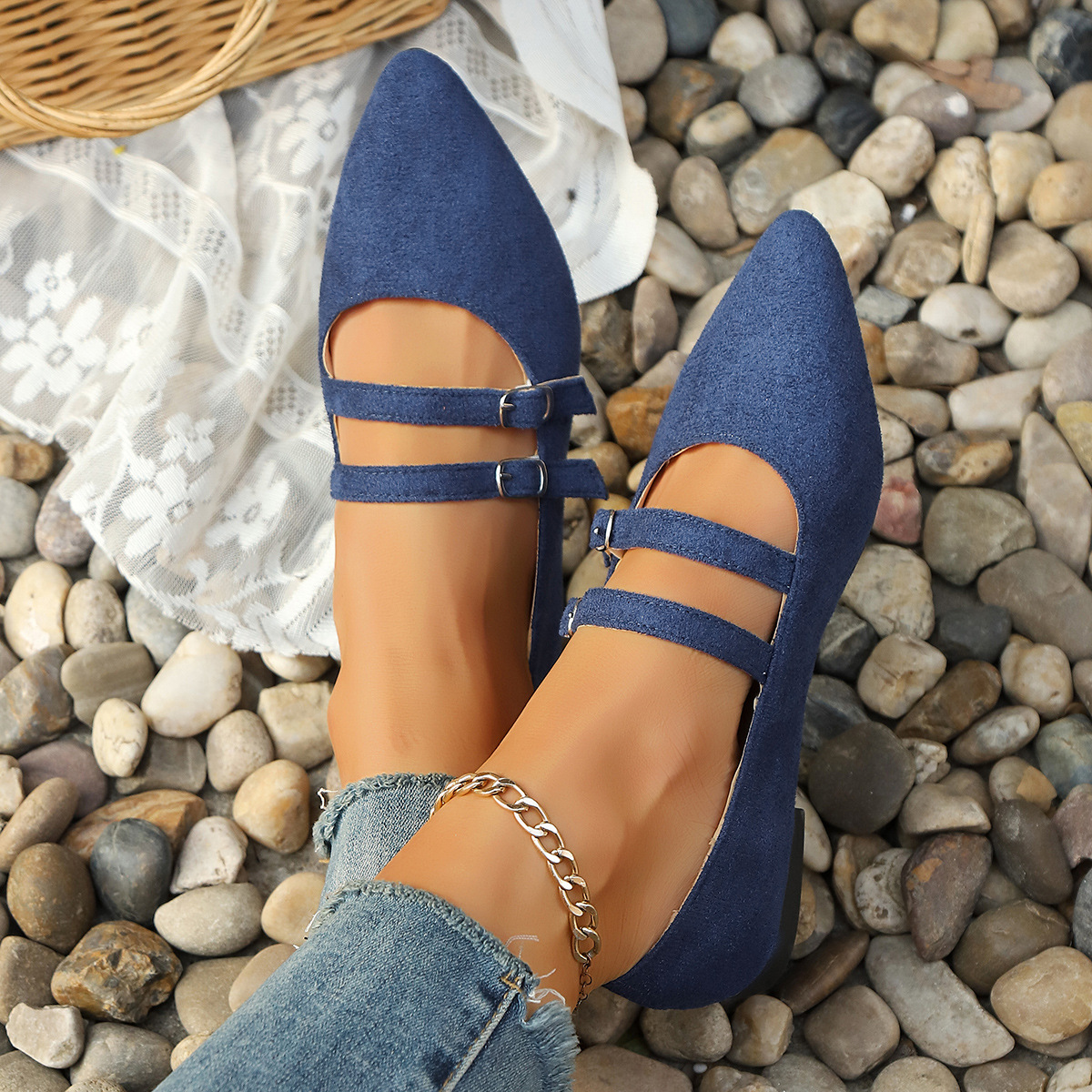 🔥Last Day 60% OFF - Women's Comfortable Leopard Mary Jane Leather Shoes