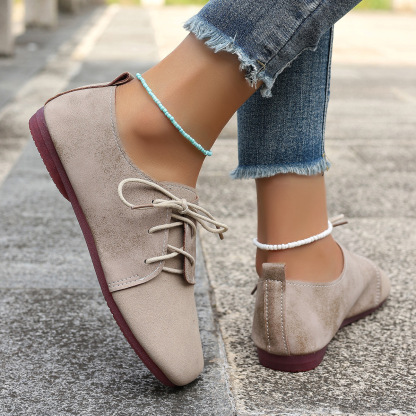 🔥Last Day 60% OFF - Retro Style Flat Casual Versatile Women's Leather Shoes