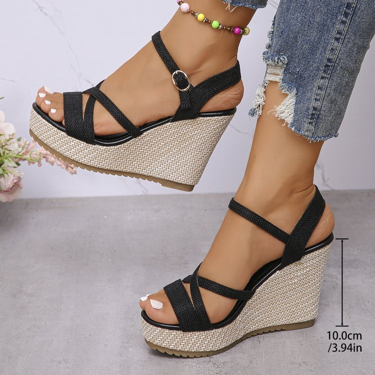 🔥Last Day 70% OFF - Comfortable Platform Wedge Sandals