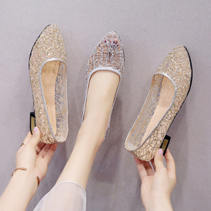 🔥Last Day 70% OFF - Women's Hollow Mesh Fashionable Casual Flat-soled Loafers