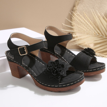 Recommended High Heel Flower Sandals ( BUY 2 FREE SHIPPING )