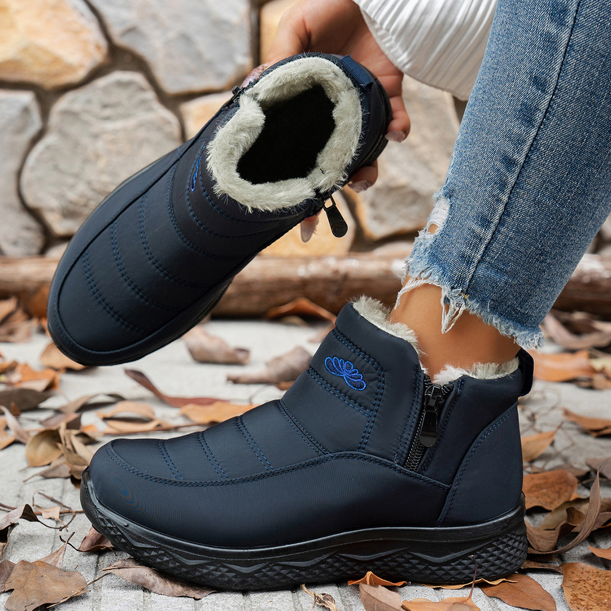 Women’s Insulated Snow Boots – Waterproof, Non-Slip & Fur Lined