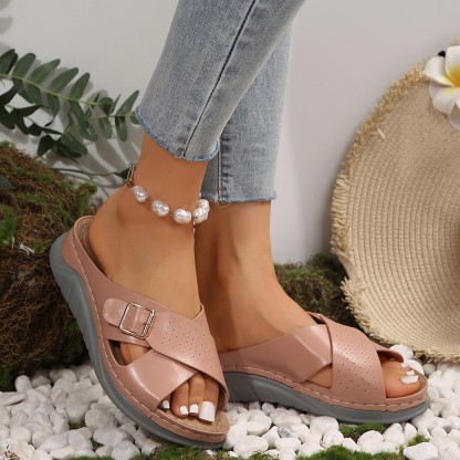 🔥Last Day 60% OFF - leather comfortable slippers
