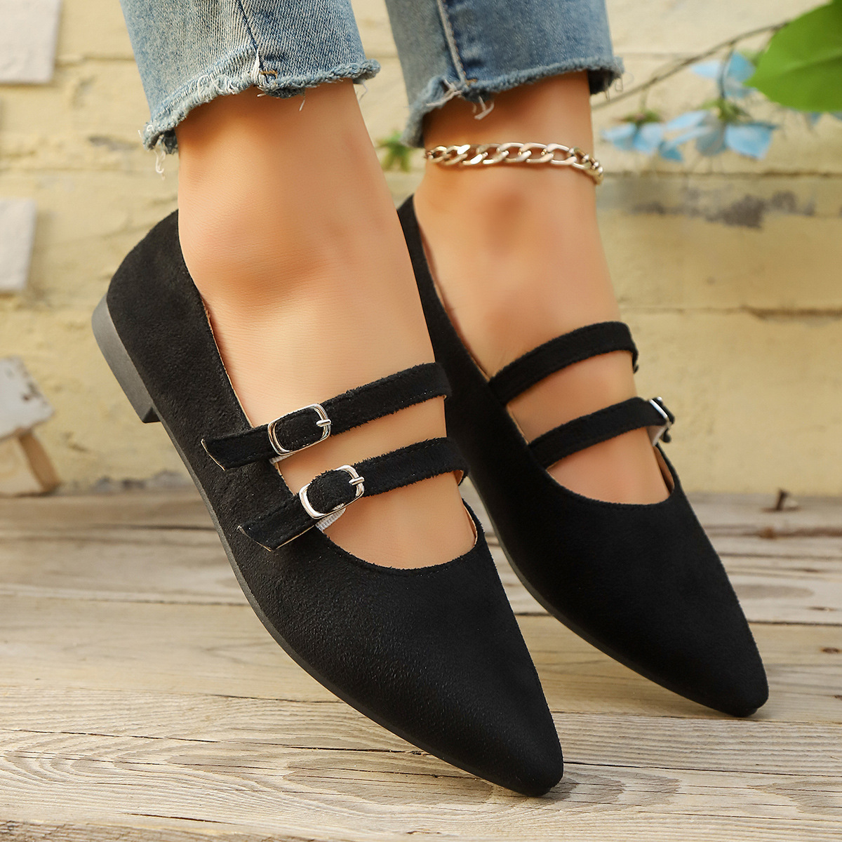 🔥Last Day 60% OFF - Women's Comfortable Leopard Mary Jane Leather Shoes