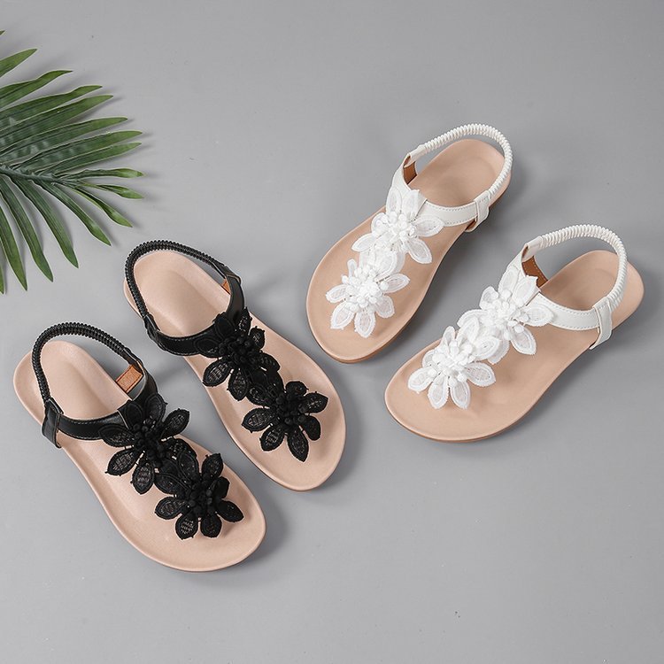 🔥Last Day 60% OFF - Bohemian floral flat sandals