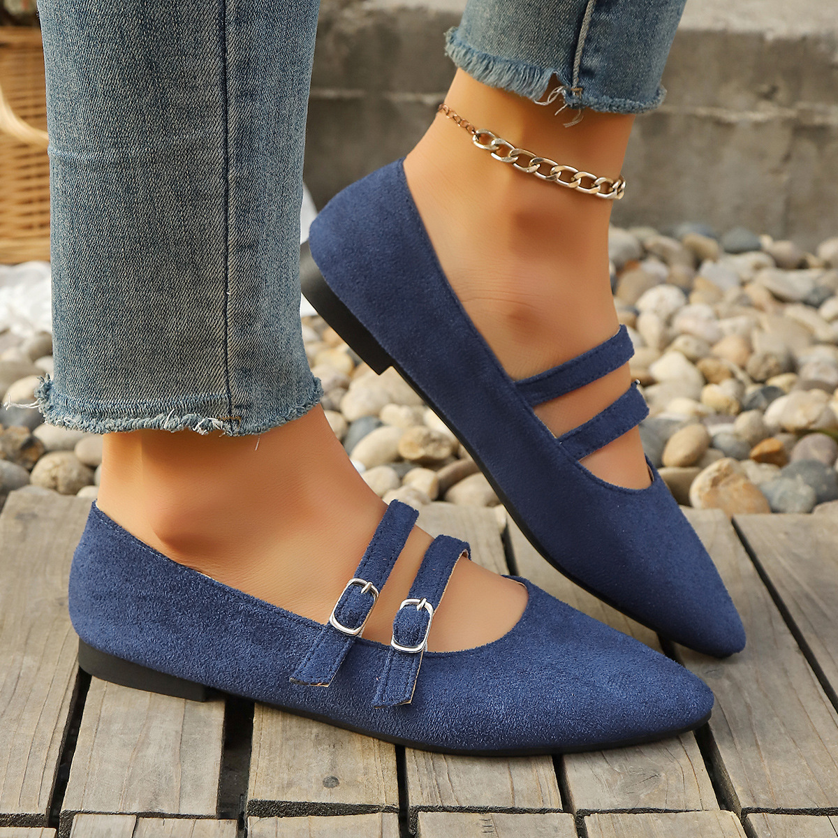 🔥Last Day 60% OFF - Women's Comfortable Leopard Mary Jane Leather Shoes