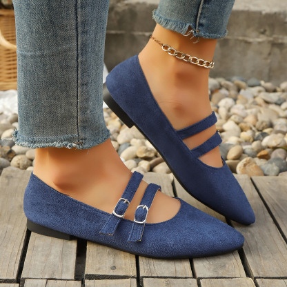 🔥Last Day 60% OFF - Women's Comfortable Leopard Mary Jane Leather Shoes