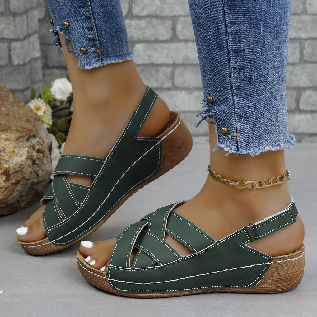 🔥Last Day 60% OFF - Casual leather comfortable sandals