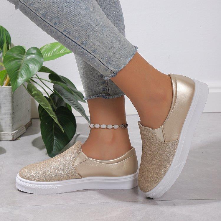 🔥Last Day 60% OFF -Women's Flat Sequined Casual Shoes