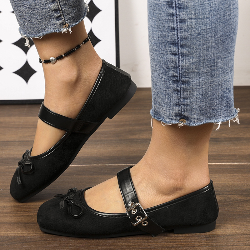 Women's Bow Mary Jane Shoes