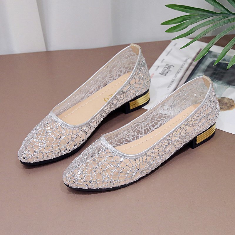 🔥Last Day 70% OFF - Women's Hollow Mesh Fashionable Casual Flat-soled Loafers