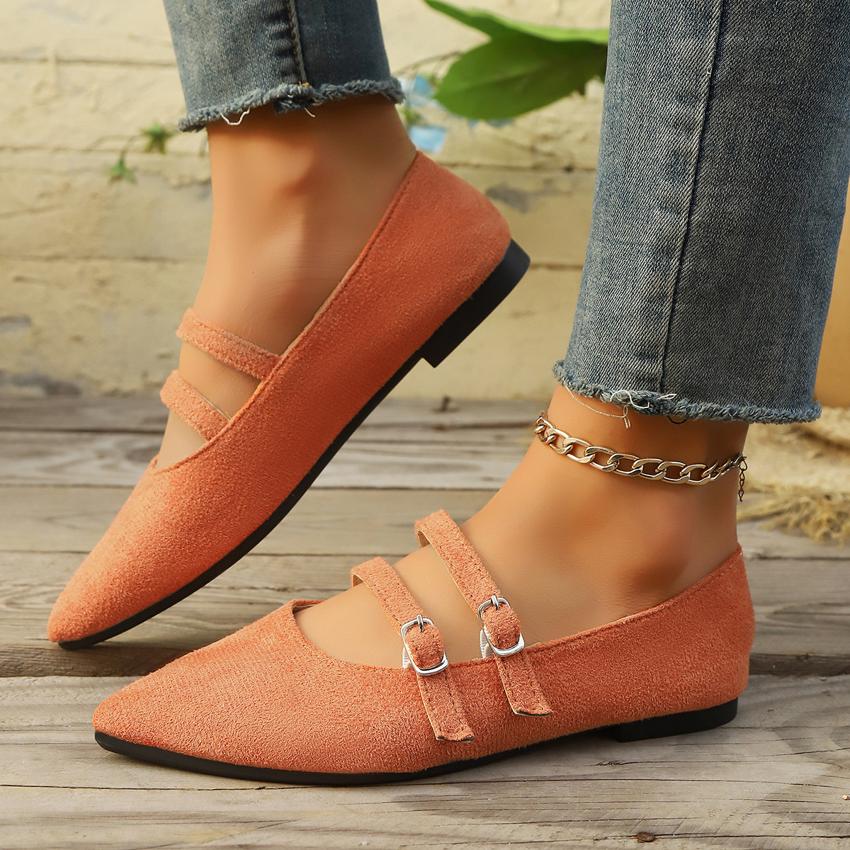 🔥Last Day 60% OFF - Women's Comfortable Leopard Mary Jane Leather Shoes