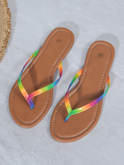 Women's Fashion Flip-flops With Flat, Soft Soles
