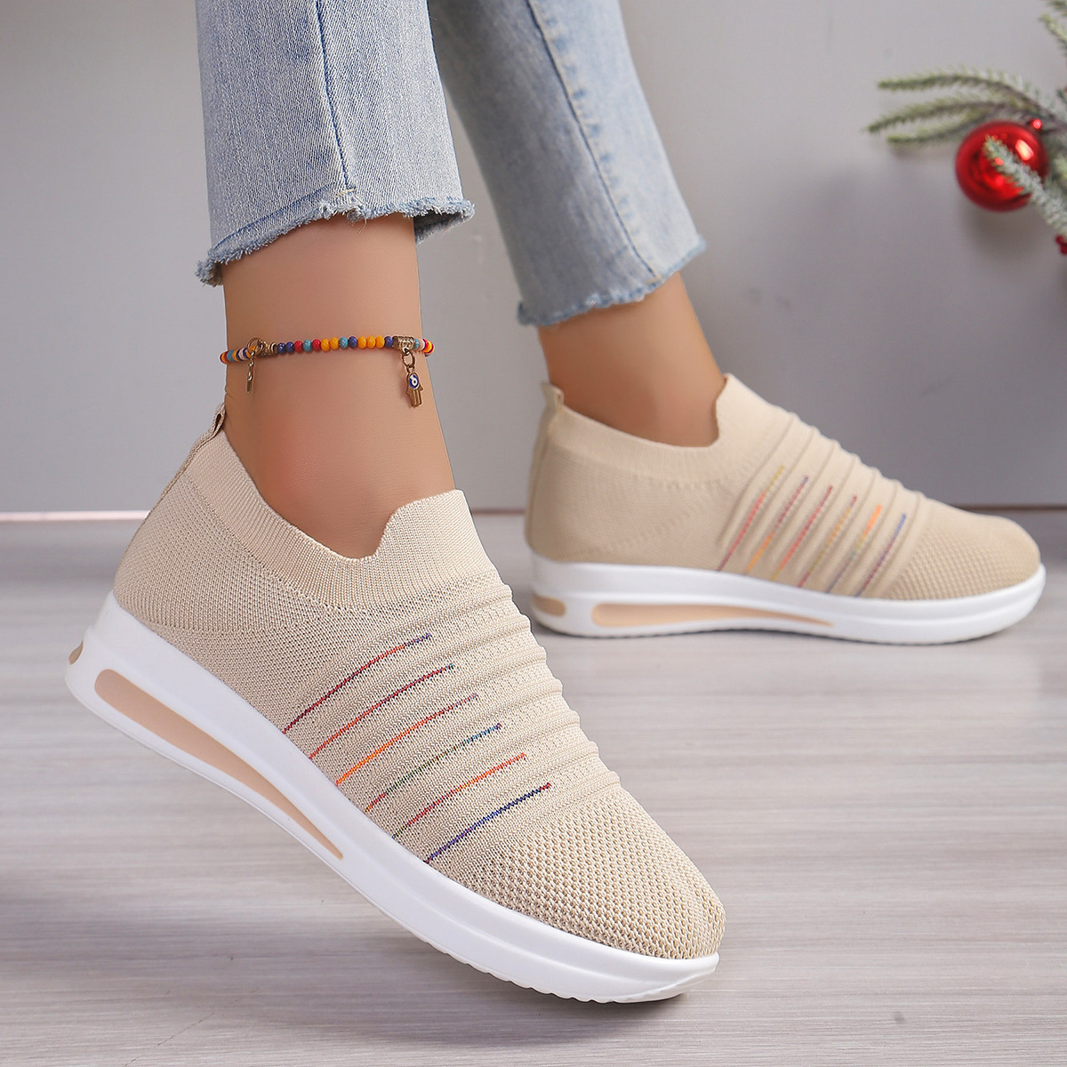 🔥Last Day 60% OFF - Women's Comfortable Support Wedge Sneakers